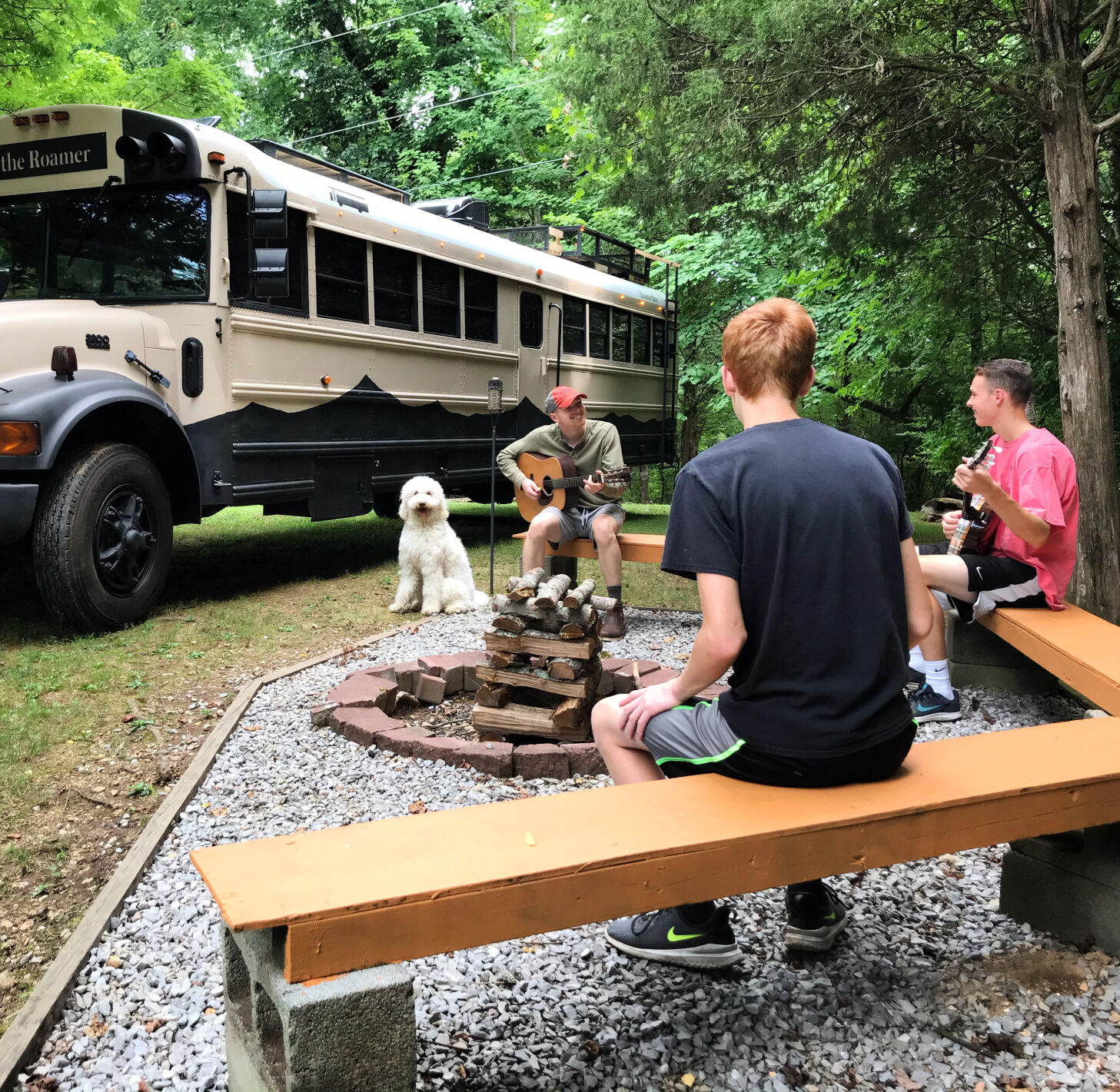 Campfire Bus Life